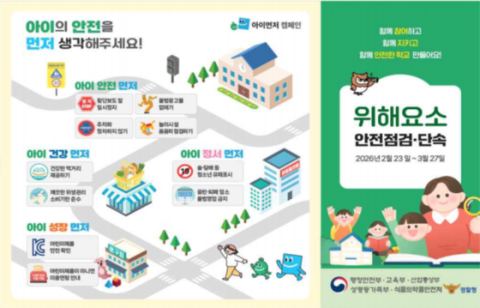 "등하굣길, 더 안전하게"…개학기 초등학교 주변 현장 점검