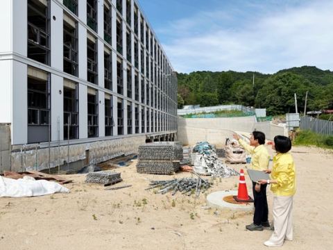 아산시, 장마 대비 충남권역 재활병원 건립공사 현장 안전점검…배수·토사 유출·안전시설 집중 확인
