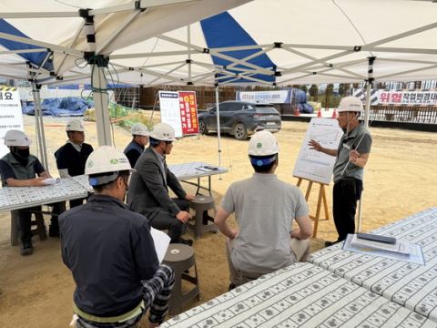 아산시, 모종샛들지구 도시개발 현장 점검…총 1549억·57만㎡·3918세대 2027년 4월 준공 목표