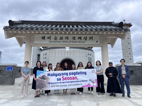 충남도, 필리핀 여행사 6곳 해미·솔뫼·신리 성지순례 팸투어 진행…2027 세계청년대회 대비
