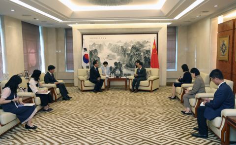 박수현 충남지사, 주한 중국대사 면담…AI·크루즈 관광 협력 확대 요청