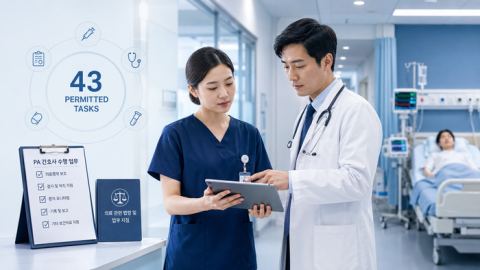 PA간호사 43개 업무, 어디까지 가능하나