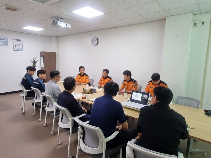천안서북소방서, SFA반도체 화재예방 간담회 개최