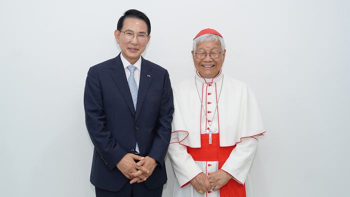 서산시장, 유흥식 추기경에게 교황 방문 요청